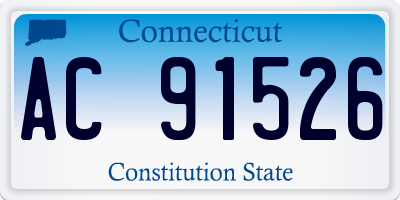 CT license plate AC91526