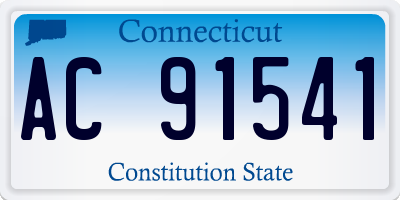 CT license plate AC91541