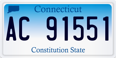 CT license plate AC91551