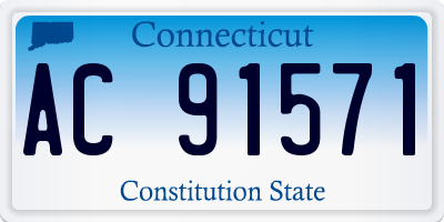 CT license plate AC91571