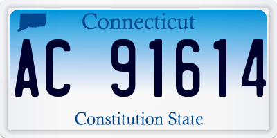 CT license plate AC91614