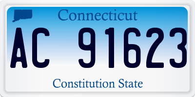 CT license plate AC91623