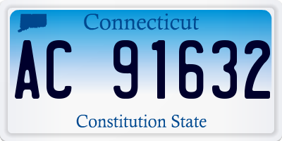 CT license plate AC91632