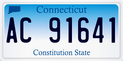 CT license plate AC91641