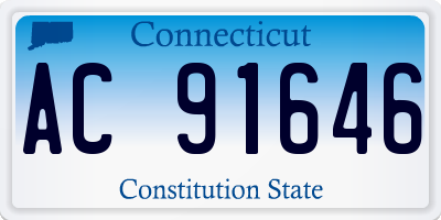 CT license plate AC91646