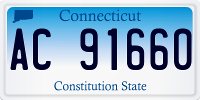 CT license plate AC91660