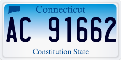 CT license plate AC91662