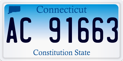 CT license plate AC91663