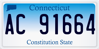 CT license plate AC91664