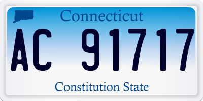 CT license plate AC91717