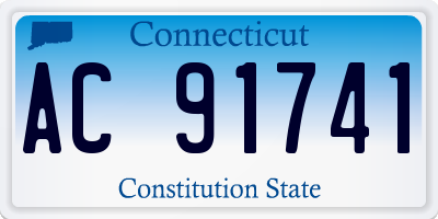 CT license plate AC91741