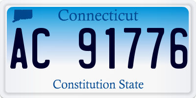 CT license plate AC91776