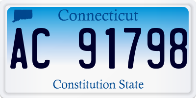 CT license plate AC91798