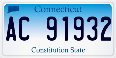 CT license plate AC91932