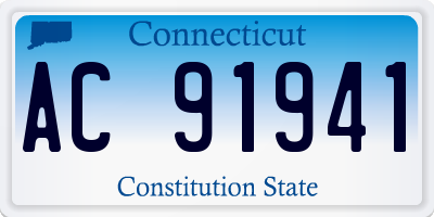 CT license plate AC91941