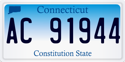CT license plate AC91944