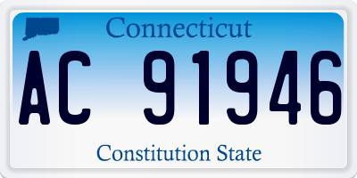 CT license plate AC91946