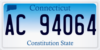 CT license plate AC94064