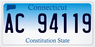 CT license plate AC94119