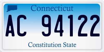 CT license plate AC94122