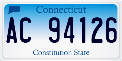 CT license plate AC94126