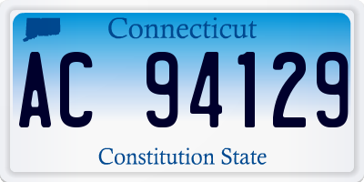 CT license plate AC94129