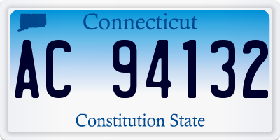 CT license plate AC94132