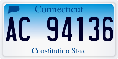 CT license plate AC94136