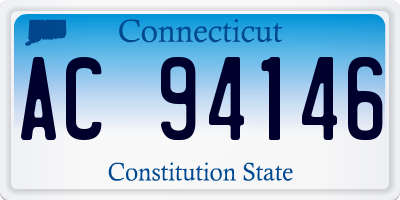 CT license plate AC94146
