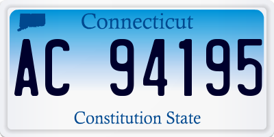 CT license plate AC94195