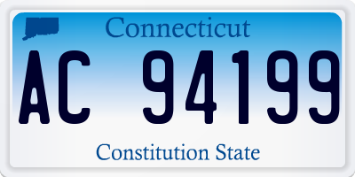 CT license plate AC94199