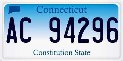 CT license plate AC94296