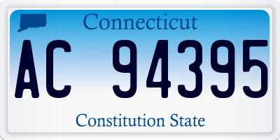 CT license plate AC94395