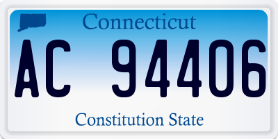 CT license plate AC94406