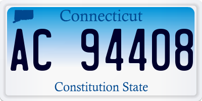 CT license plate AC94408