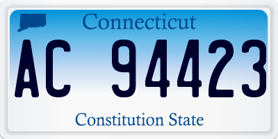 CT license plate AC94423