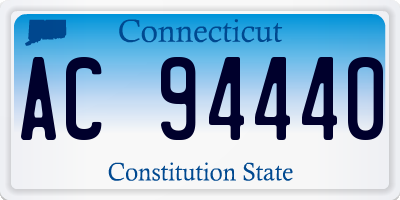 CT license plate AC94440