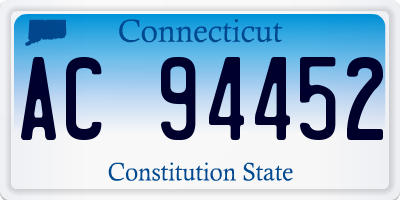 CT license plate AC94452