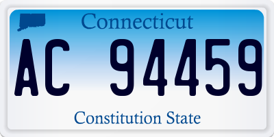 CT license plate AC94459