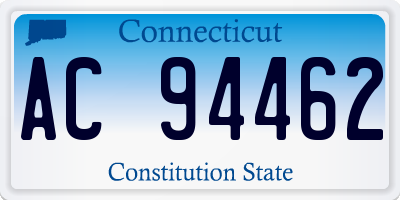 CT license plate AC94462
