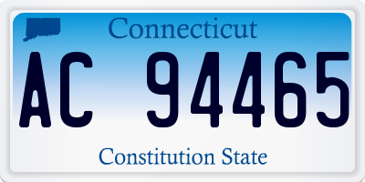 CT license plate AC94465