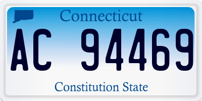 CT license plate AC94469