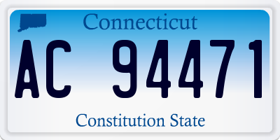 CT license plate AC94471