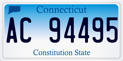 CT license plate AC94495