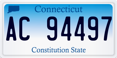 CT license plate AC94497