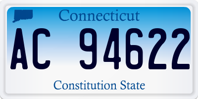 CT license plate AC94622