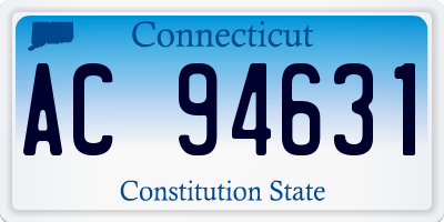 CT license plate AC94631