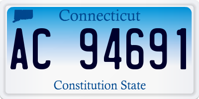 CT license plate AC94691