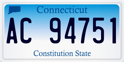 CT license plate AC94751