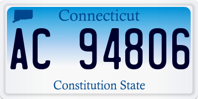 CT license plate AC94806